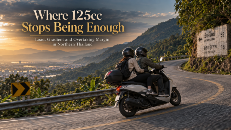 Where 125cc Stops Being Enough in Northern Thailand
